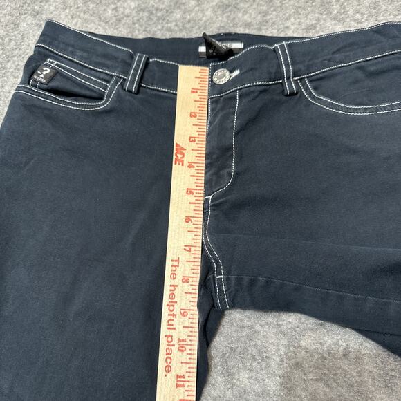 Guess Women's Bootcut Jeans Size 27 Black White Stitch Denim - Picture 3 of 9